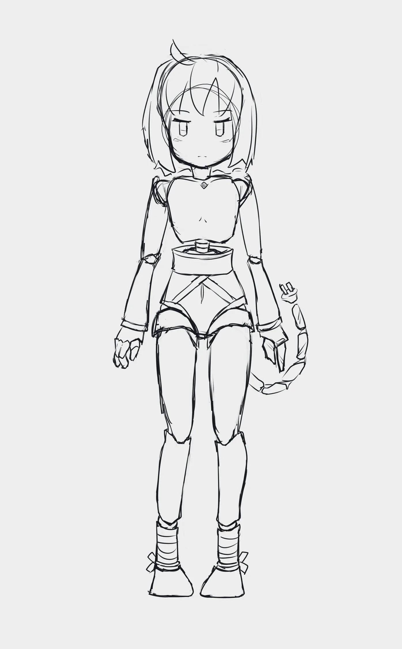 Sketch of Illith Vtuber Model