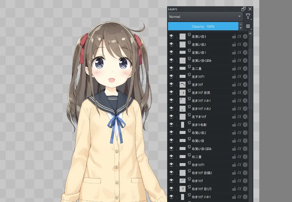 Live2D Sample - Art Layers