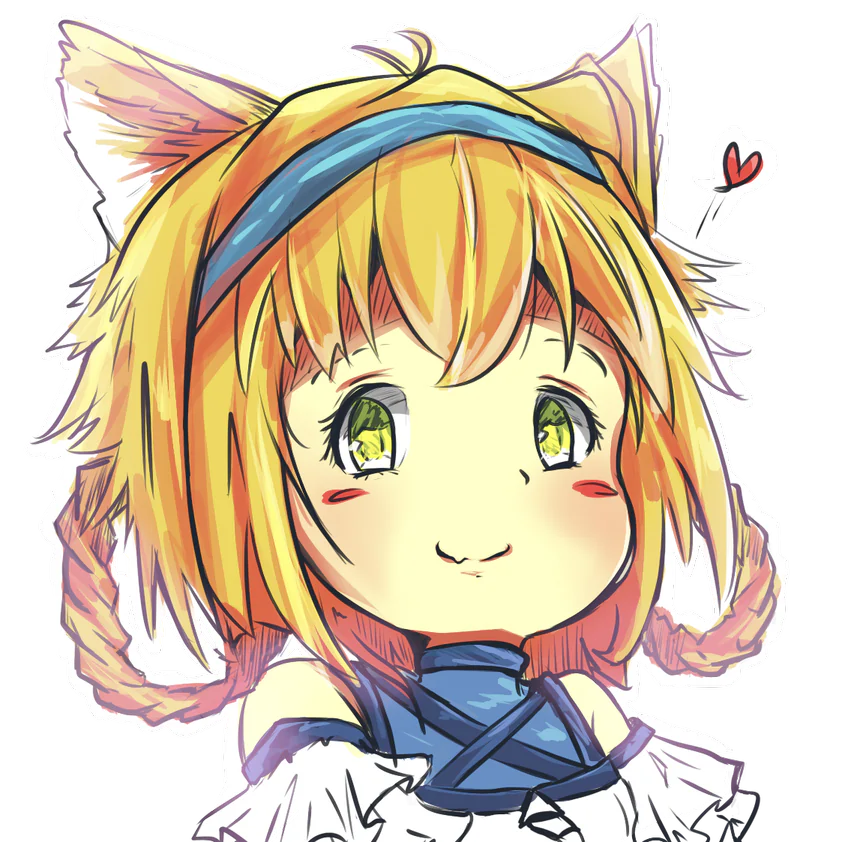 Suzuran, our light, portrait. Smiling of course