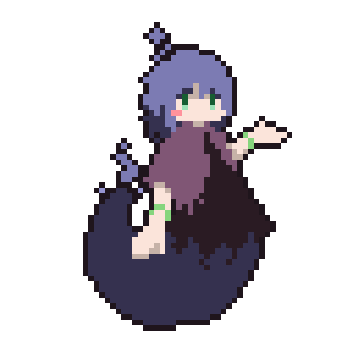 Early design of Illith the website mascot