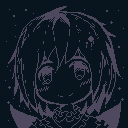 A monotone portrait of a girl smiling