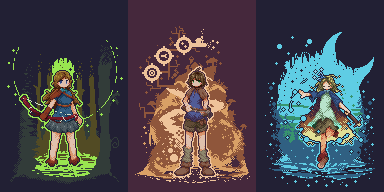 3 female character design that is unused