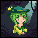 Koishi using a telephone with no reply animation